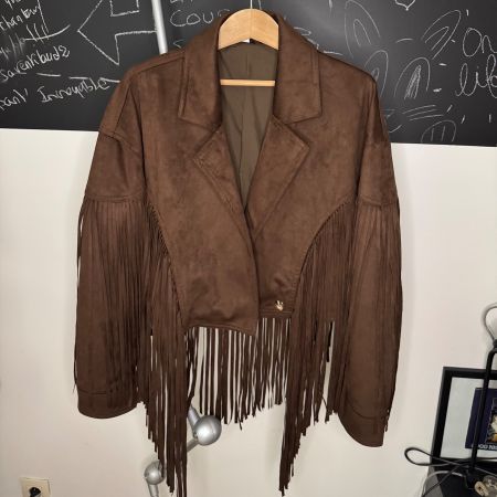 Veste à franges