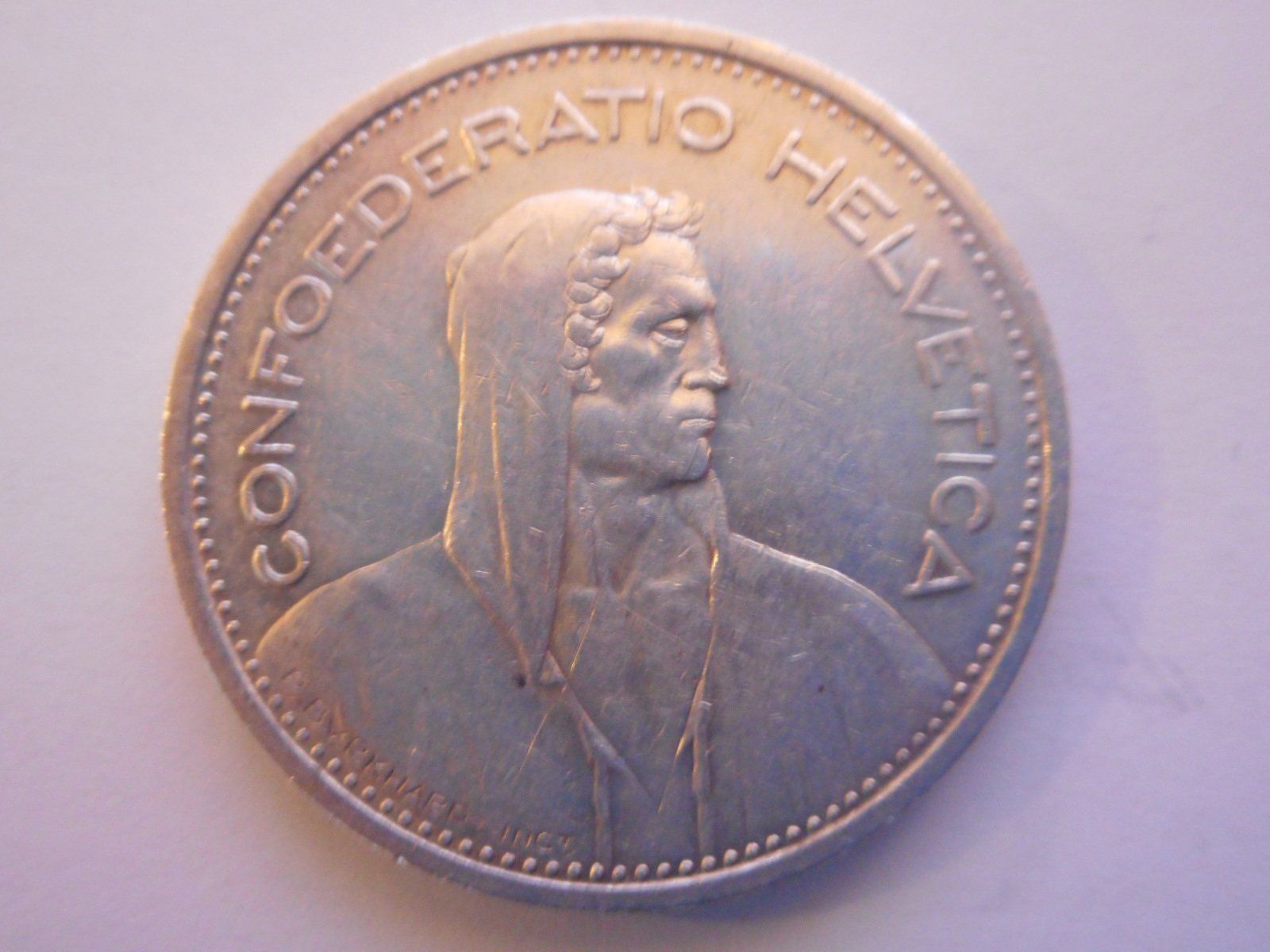 Tutti le monete: 5 Fr. 1952 silber rar – Usato da Kriegstetten venduto da pizlad2010 3