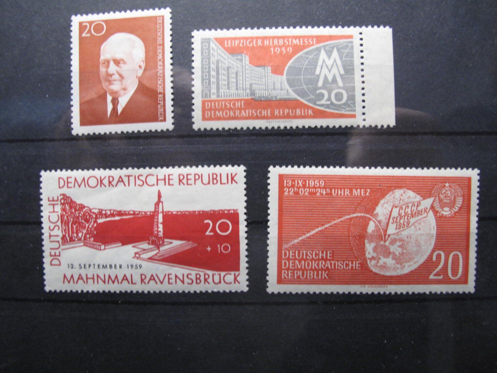 Tutti i francobolli: DDR 1959 Piek / Lunik 2 ** – Usato da Wil SG venduto da fva01