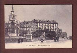 GENEVE - Beau-Rivage - Attelage - 1919