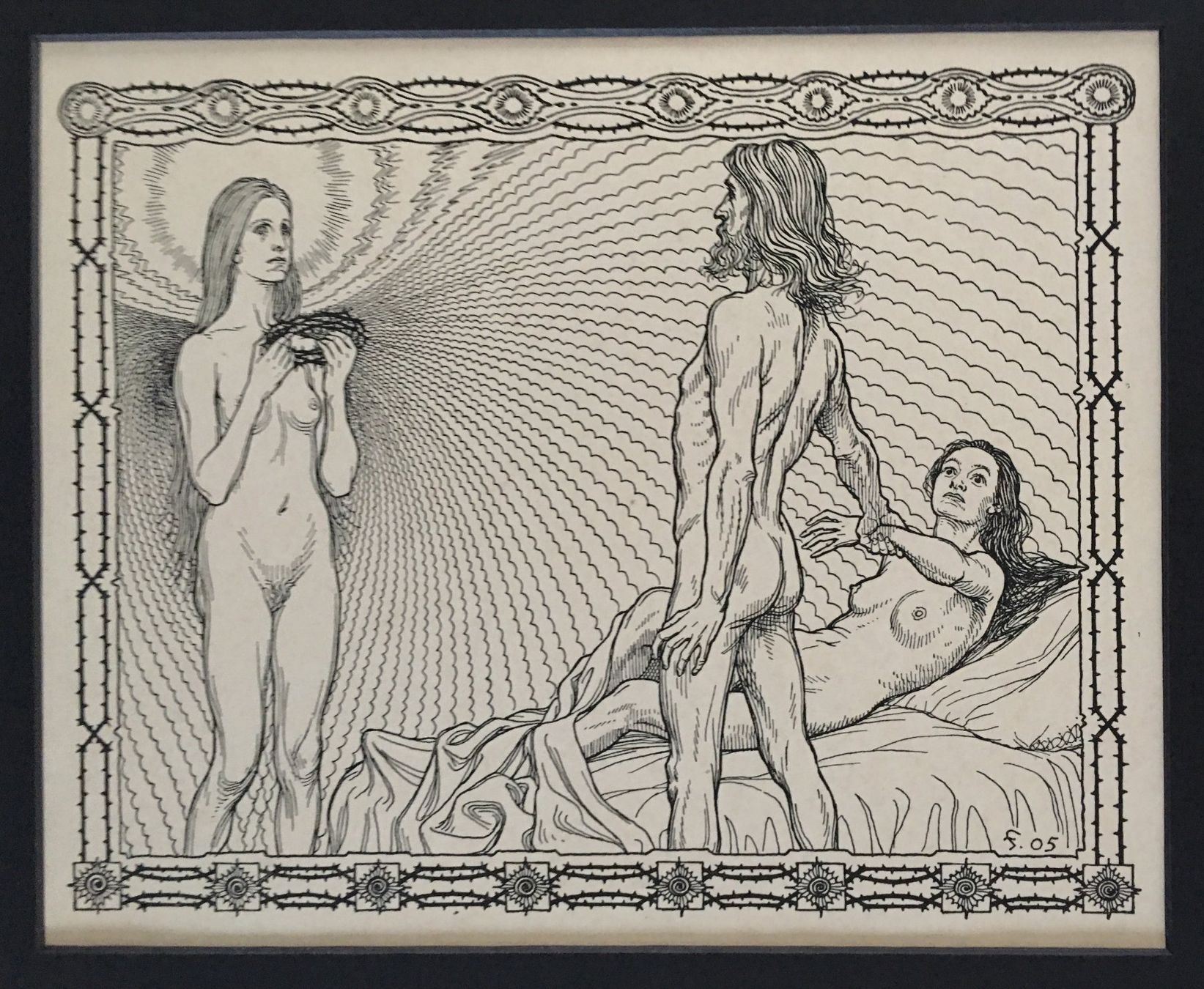 Grafica & Litografie: FIDUS     "Die ewige Braut"   Strichätzung – Usato da Nennigkofen venduto da juhit 3