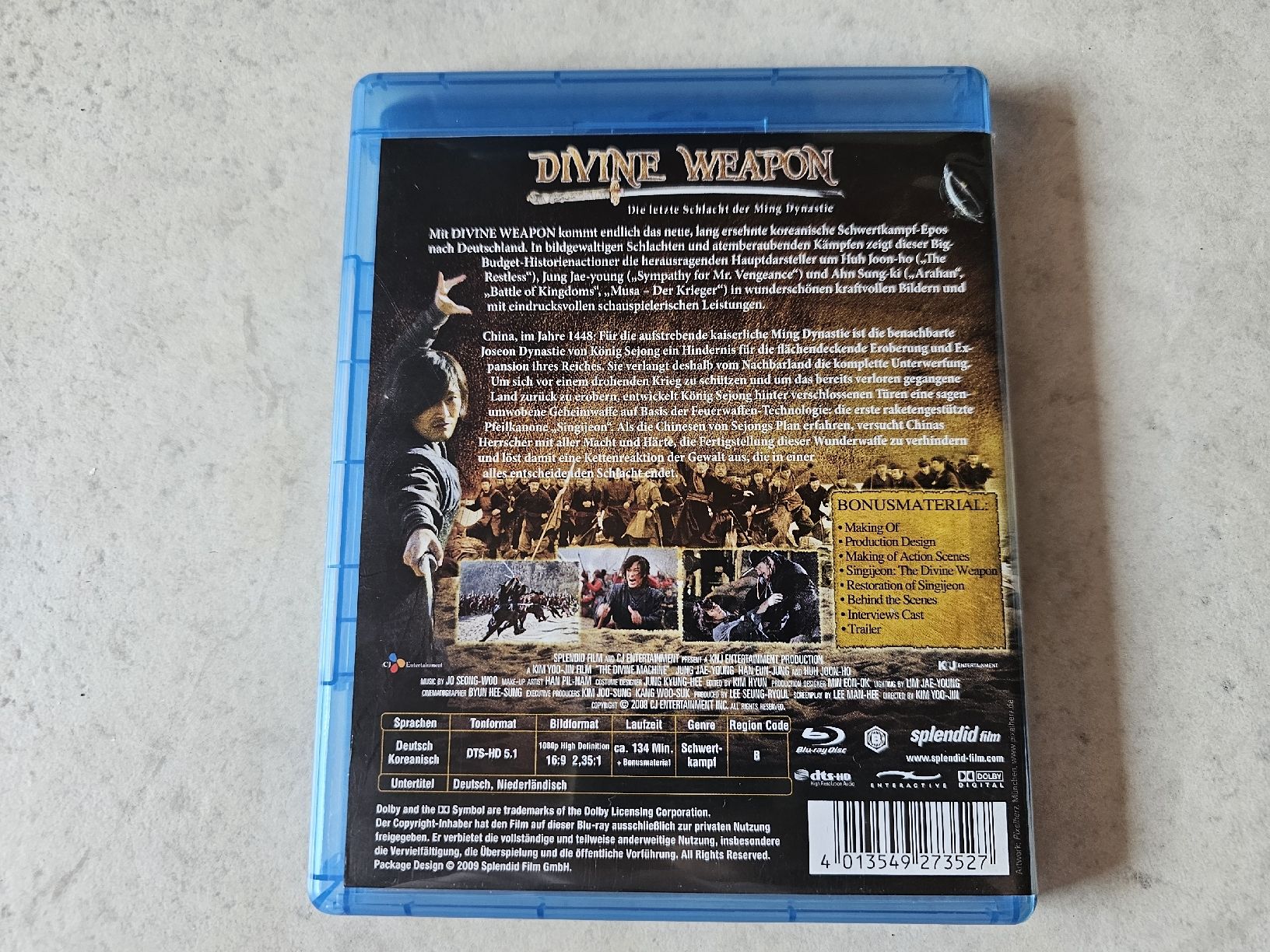 Tutti i DVDs: Divine Weapon  /  Special Edition Bluray – Usato da Schneisingen venduto da backstore24 1
