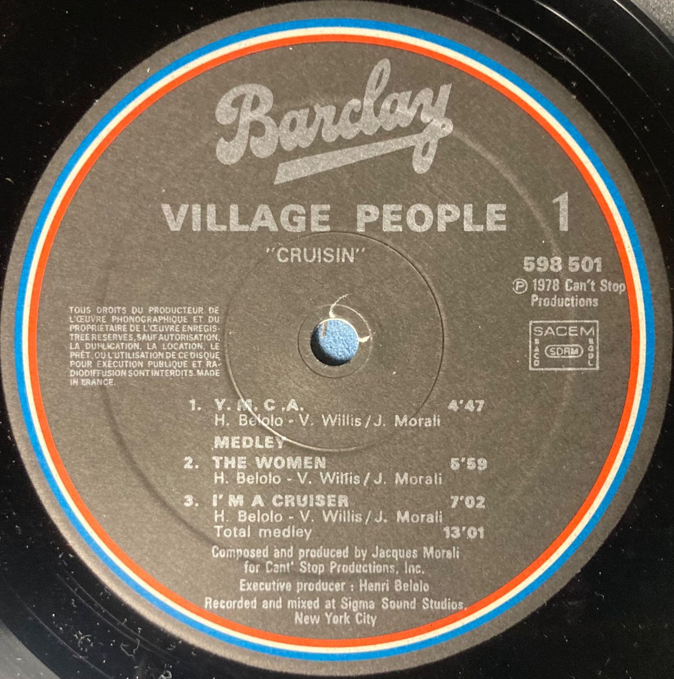 Dischi in vinile: VILLAGE PEOPLE - CRUISIN' – Usato da Poliez-Pittet venduto da Newtown-Records 2