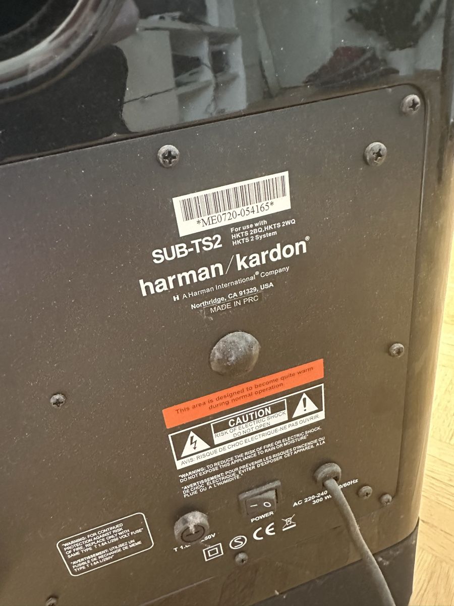 Proiettori: Subwoofer Harman Cordon – Usato da Zürich venduto da Vtrende 2