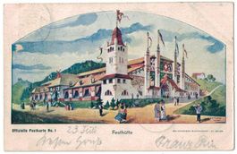 Eidgenössisches Schützenfest St. Gallen 1904, Festhütte