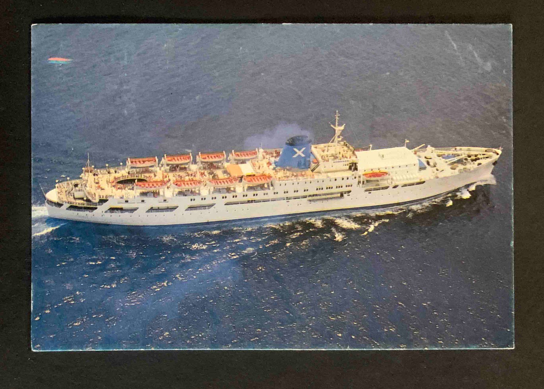 Cartoline postali: AK MV Romanza Schiff – Usato da Goldau venduto da Balkonia09
