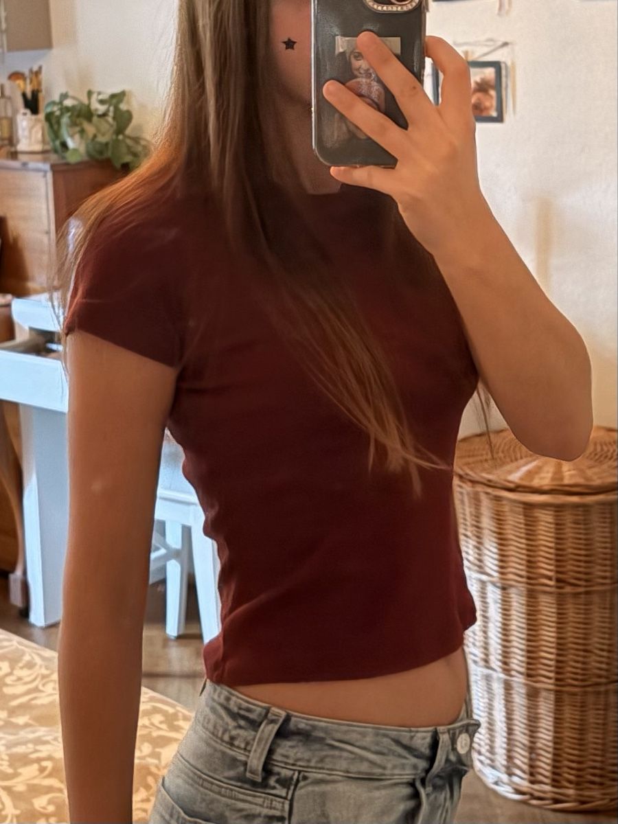 Brandy Melville Tops: Rotes Brandy Melville Top – Neu (gemäss Beschreibung) aus Basel von ibs_5cql 3