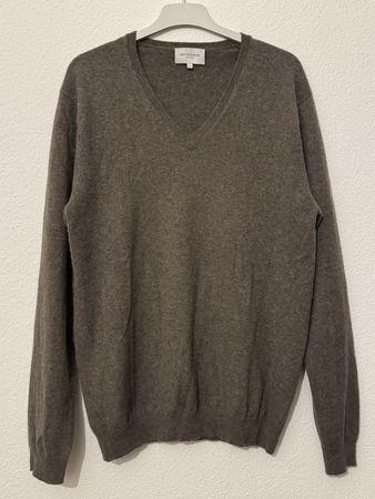 Pull Eric Bompard cachemire Homme, Taille XL, noisette
