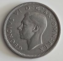 Münze Grossbritannien Sixpence 1948 Georg VI