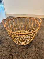 Dekorativer Rattankorb / Weidenkorb – rund