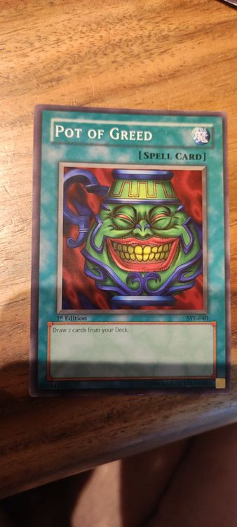 Yu Gi Oh Pot of Greed | Kaufen auf Ricardo