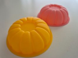 2x Kleine Silikon Puddingform