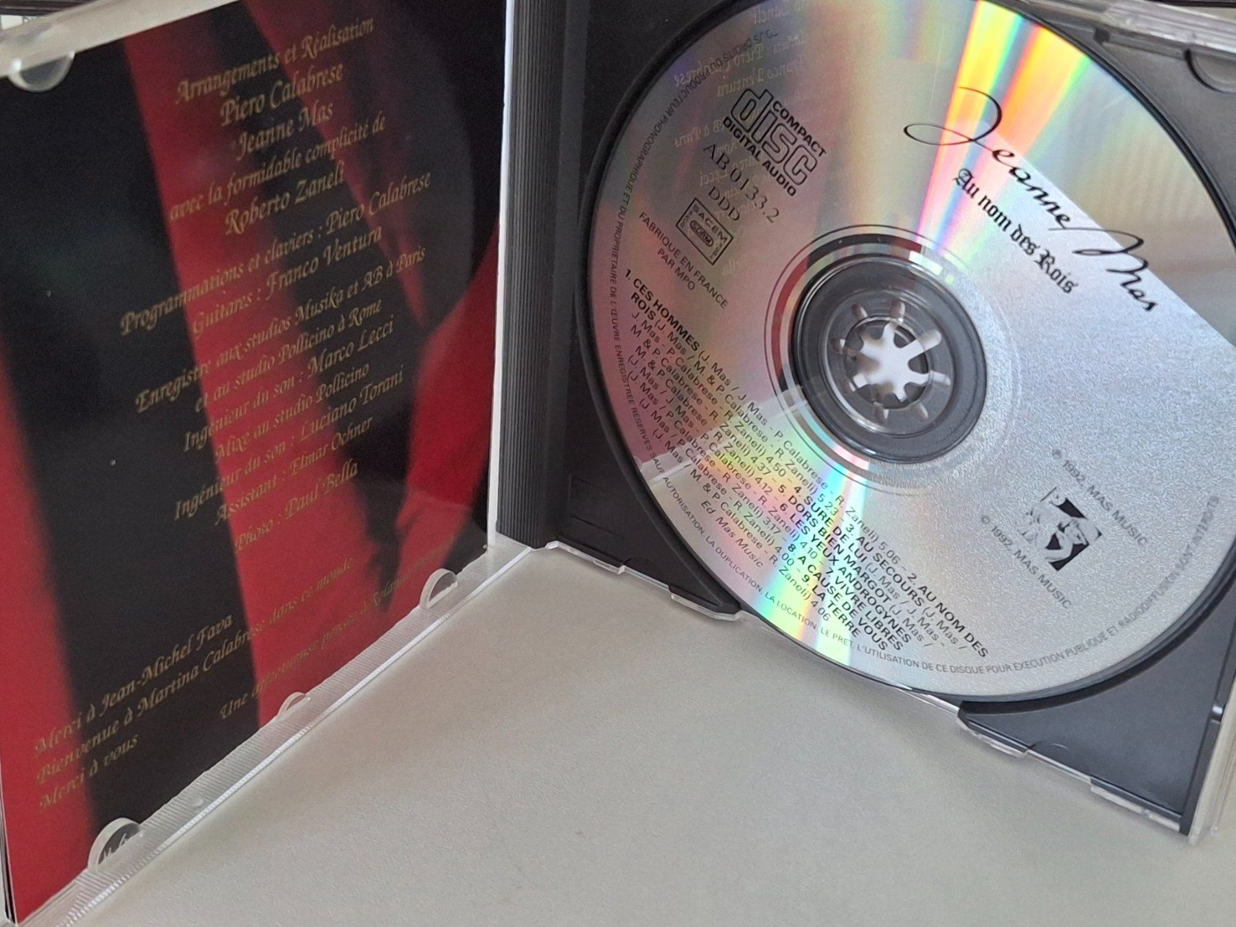 CD: CD Jeanne Mas -  "Au nom des Rois – Usato da Aarberg venduto da Jackup1 2