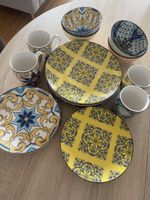 Vancasso Porzellan Geschirr Set, Teller, Tassen, Schüssel