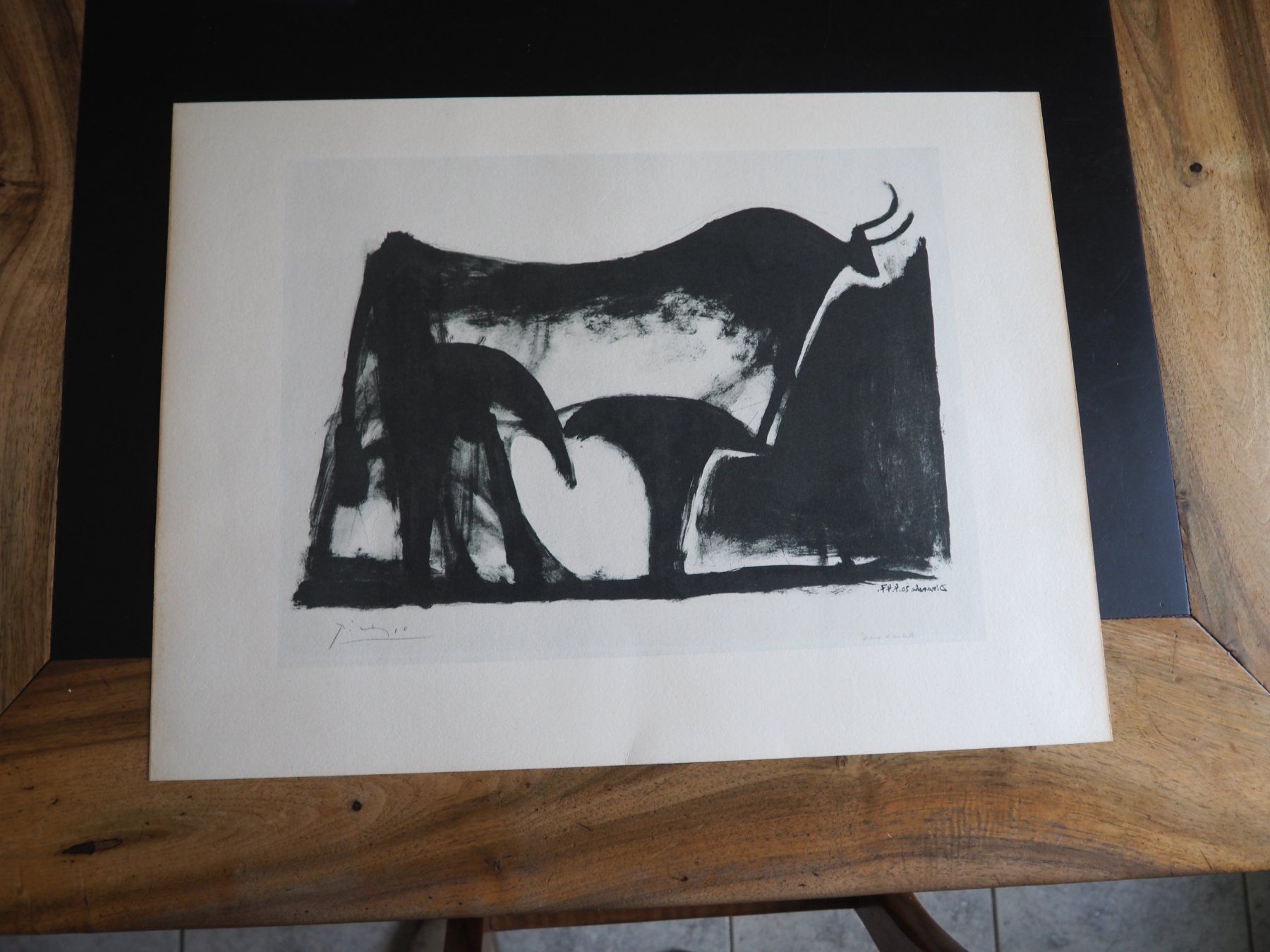 Foto & Immagini: Kunstdruck: Picasso, der schwarze Stier – Usato da Schänis venduto da Lobelie1