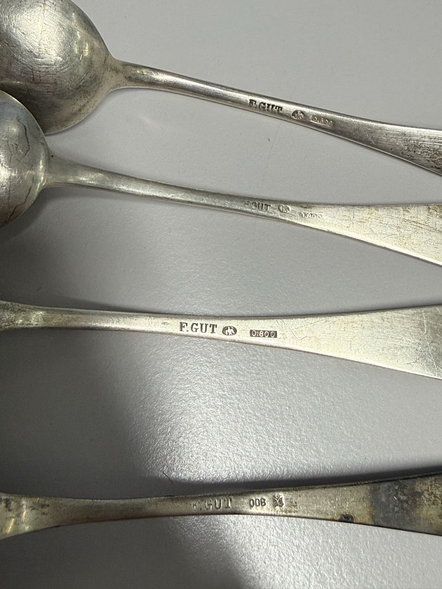 Cucchiai: Löffel 4er Set 800er silber 67.7g gebraucht – Usato da Oberengstringen venduto da sigurros 2