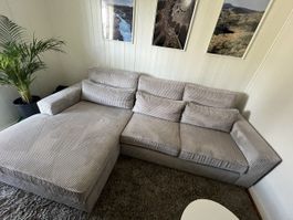 Modernes Sofa in Beige/Greige