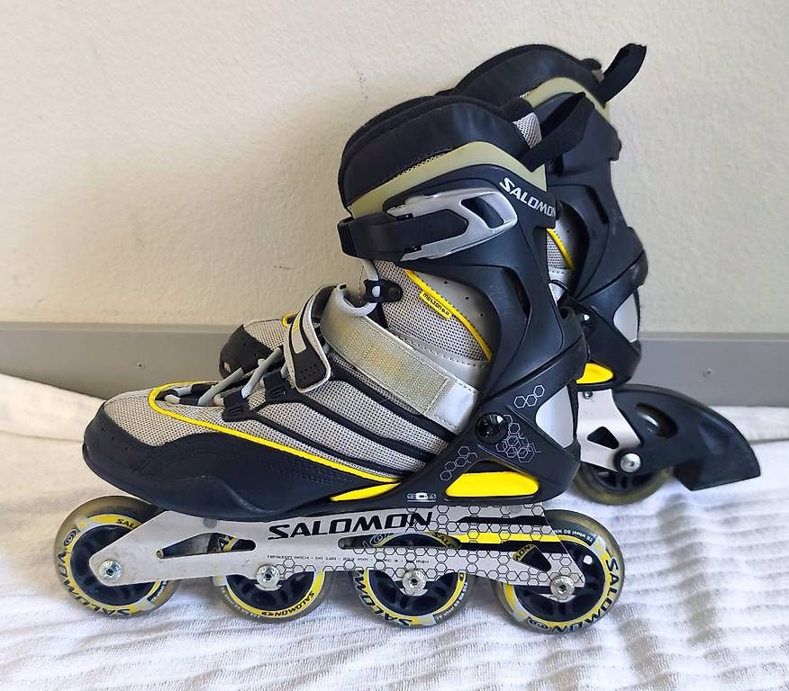 Pattini in linea & Pattini a rotelle: SALOMON INLINE SKATES GR. 41 INLINESKATES 1A – Usato da Reinach BL venduto da mon_89wb 2