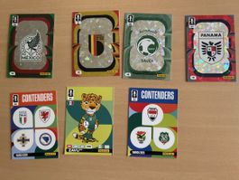 Panini Fussballkarten Sammelkarten 7 Stk. guter Zustand