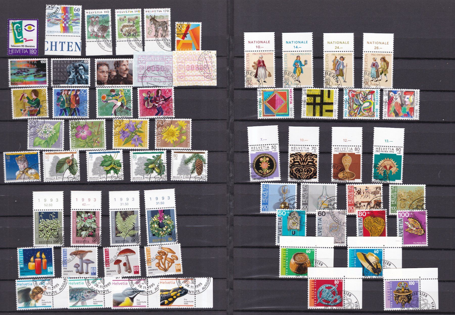 Tous les timbres: Briefmarkenalbum CH & UNO, viel Abo – D'occasion à Münchwilen AG par Nesar 3