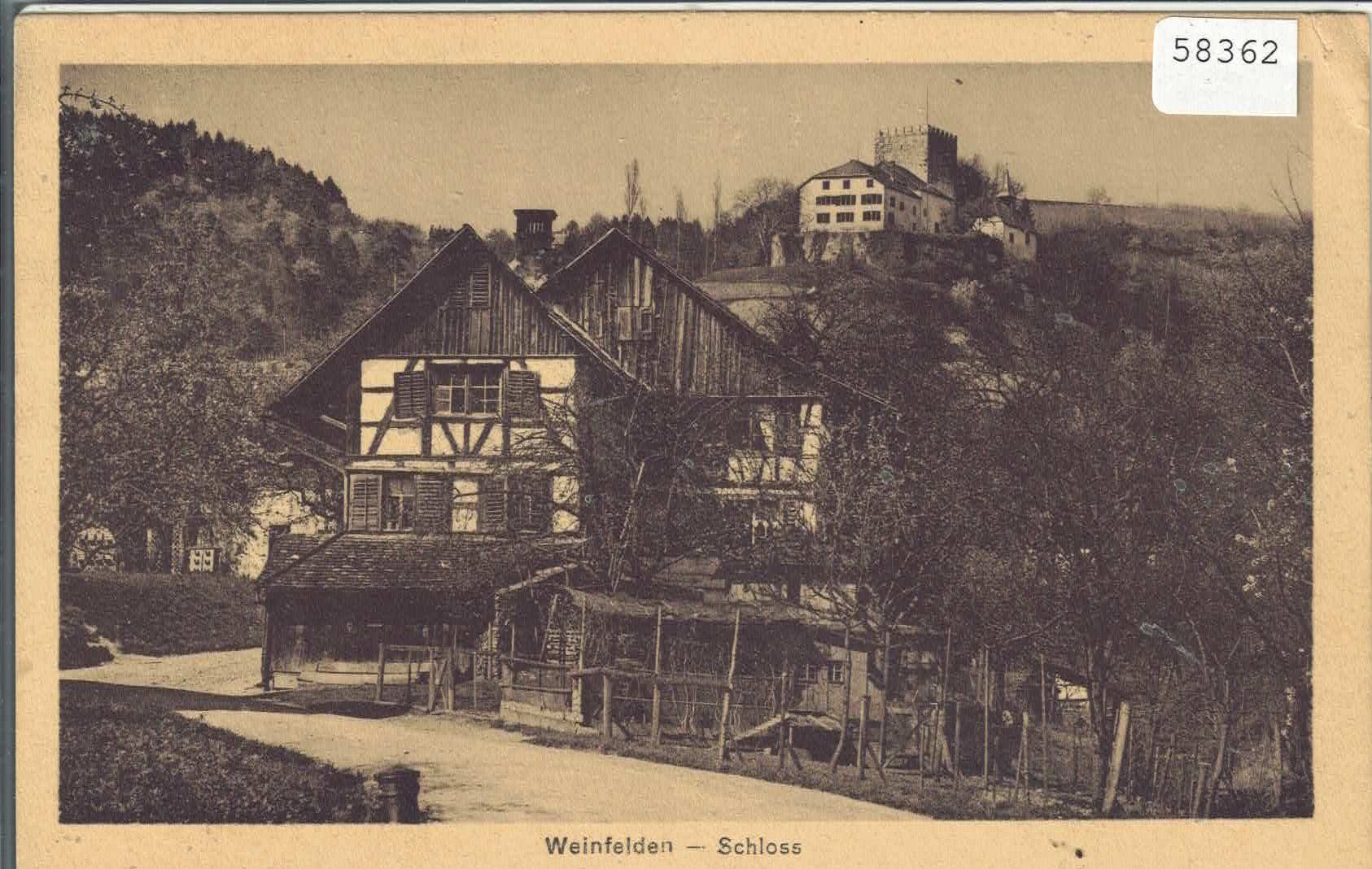 Cartoline postali: Weinfelden - Schloss – Usato da Ettingen venduto da Kartenplanet