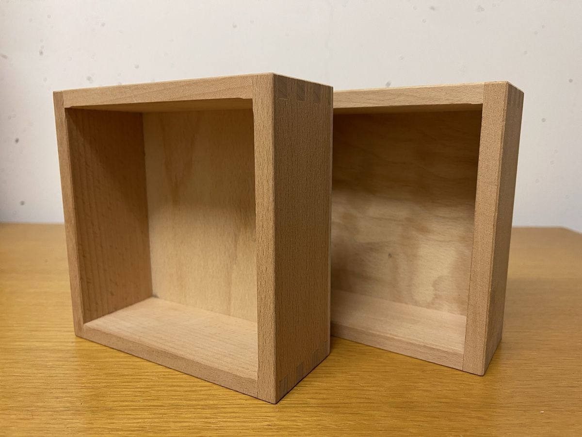 Articoli in legno: Holzboxen, 2 Stk., Buche hell – Usato da Spreitenbach venduto da R_1691