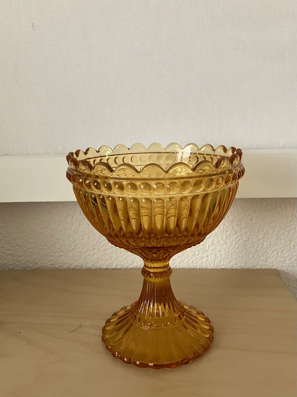Iittala Ciotole: Vintage Iittala Mariskooli 155mm bernsteinfarbig – Usato da Stäfa venduto da ummroxana 5