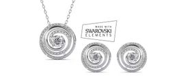 Set Ohrringe/Kette  mit Swarovski Elements
