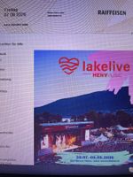 2 Tickets für das Lakelive Festival am 7. August in Biel