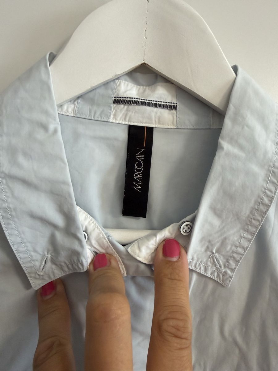 Marc Cain Chemisiers: MARCCAIN  Bluse, Hemd hellblau  – D'occasion à Schötz par csiekierka 2