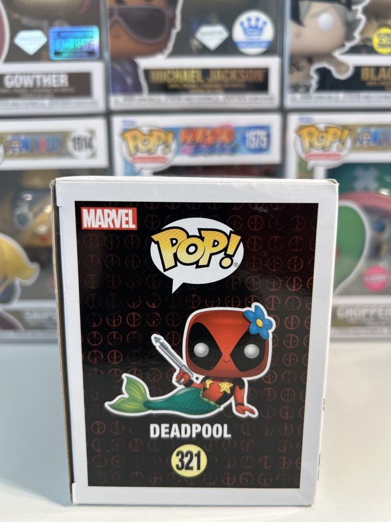 Funko Statuette: Funko POP! Marvel Deadpool Mermaid Deadpool Edition Limitée – Nuovo e nell'imballaggio originale da Le Mouret venduto da perfectbijou 1