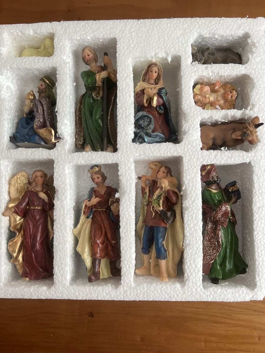 Statuette: Weihnachtskrippe Figuren Set, 11-teilig, Neuwertig – Nuovo (secondo la descrizione) da Hochdorf venduto da la_nationale 1