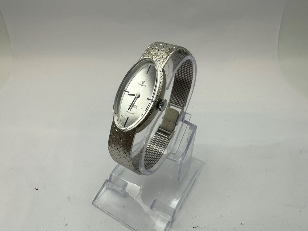 Orologi: Prelux Damen Silber Armbanduhr – Usato da Brüttisellen venduto da Alphawatch