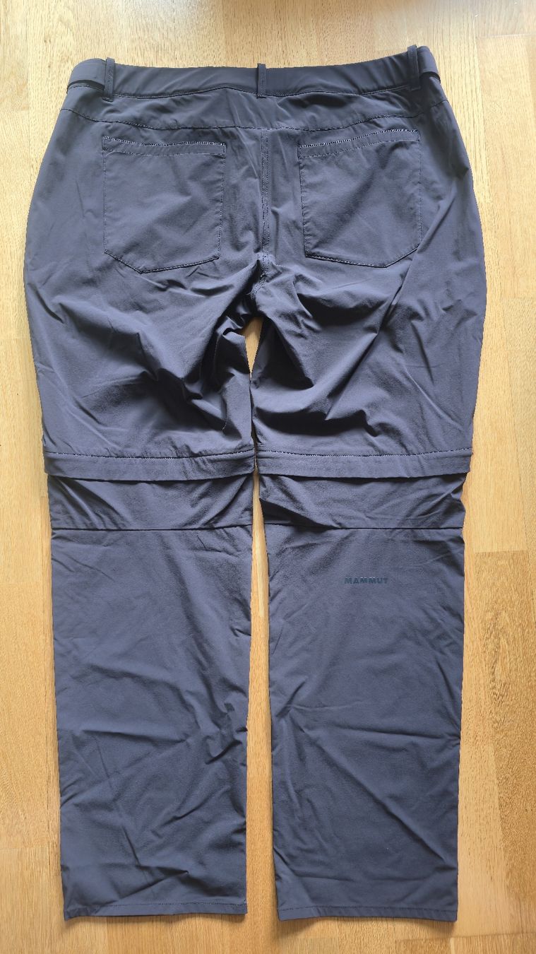Mammut Pantaloni: Mammmut Wanderhose Zip-Off, Gr. 46, anthrazit – Usato da Düdingen venduto da Kab2 1