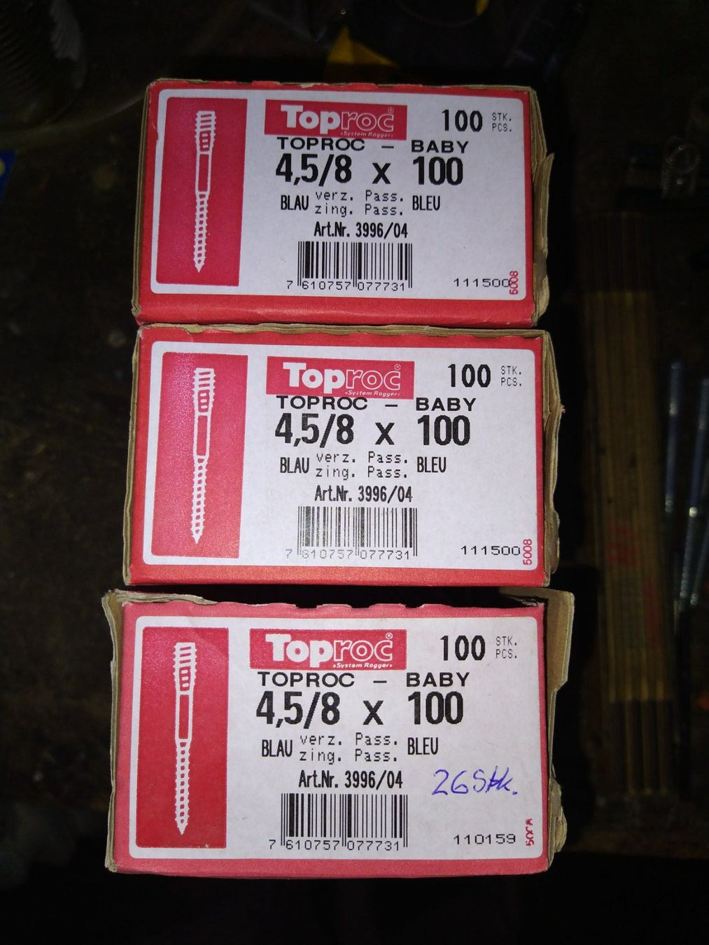 Ferramenta: Toproc Holzschrauben 4,5/8 x 100 – Nuovo e nell'imballaggio originale da Boswil venduto da yceman69