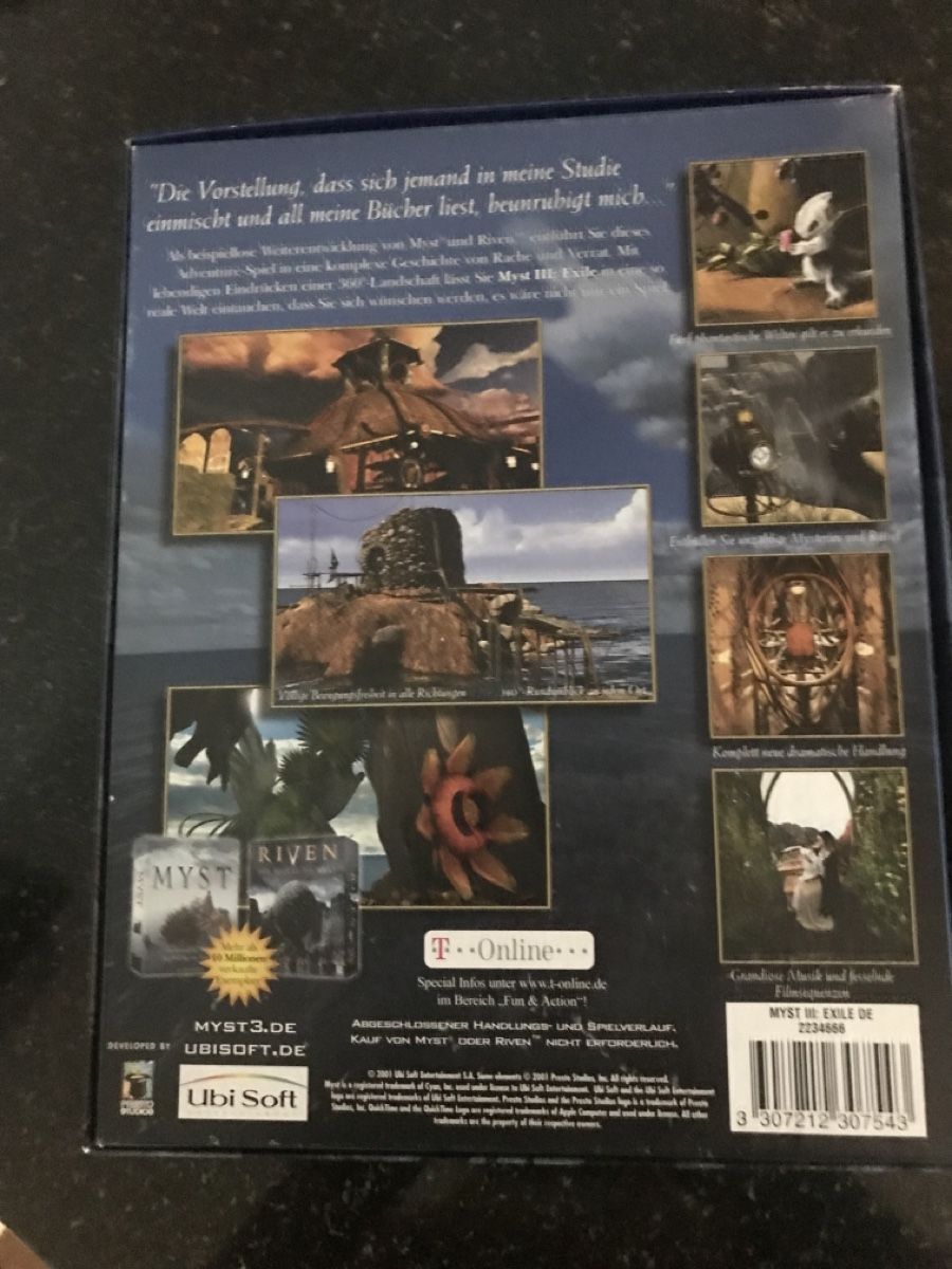 Microsoft Giochi: PC SPIEL ALT MYST 3 EXILE – Usato da HÄGENDORF venduto da kusi113 1