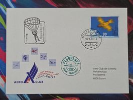 CL28 Enveloppe + Timbre Suisse 2001