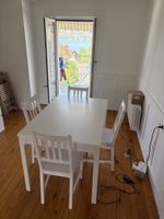Ikea Tisch (ausziehbar) mit 4 Stühlen zu verschenken
