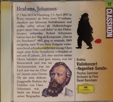Johannes Brahms – Violinkonzert «Regenlied-Sonate