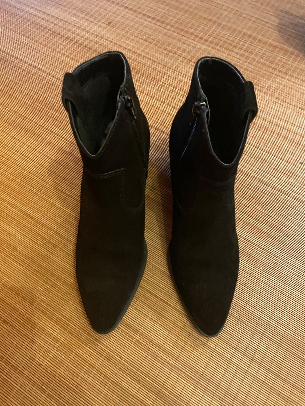 Dune London Scarpe da donna: DUNE Schwarze Wildleder Stiefeletten, Gr 38 – Usato da Zürich venduto da Chr_81 1
