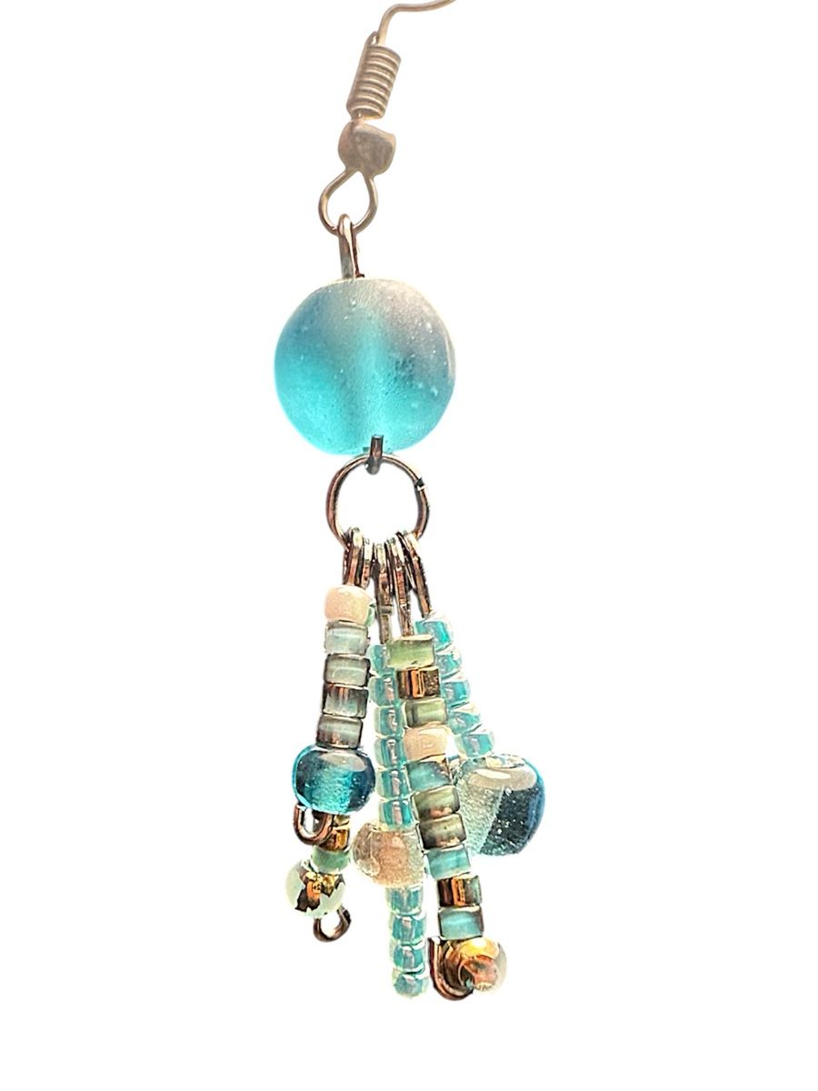 Orecchini pendenti & Orecchini a lobo: Boucles bulle bleu mat – Nuovo (secondo la descrizione) da St-Saphorin-Morges venduto da chl_s5rr 3