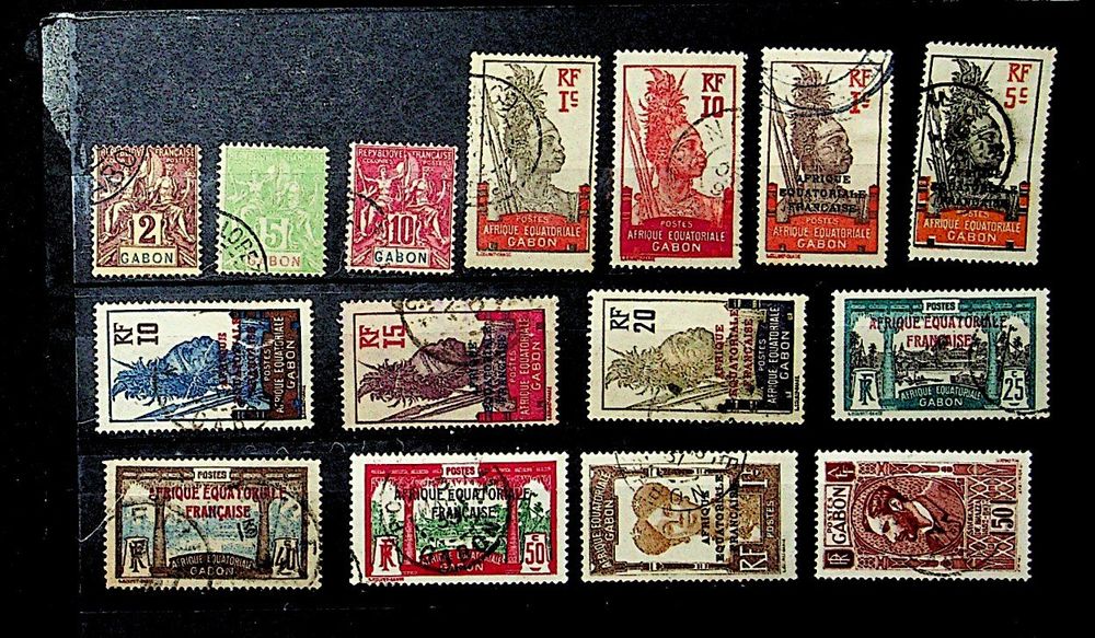 Lot De 25 Timbres Variés Du Gabon – Idéal Pour Collectionneurs Débutants Ou Confirmés – Qualité PROPHILA Garantie