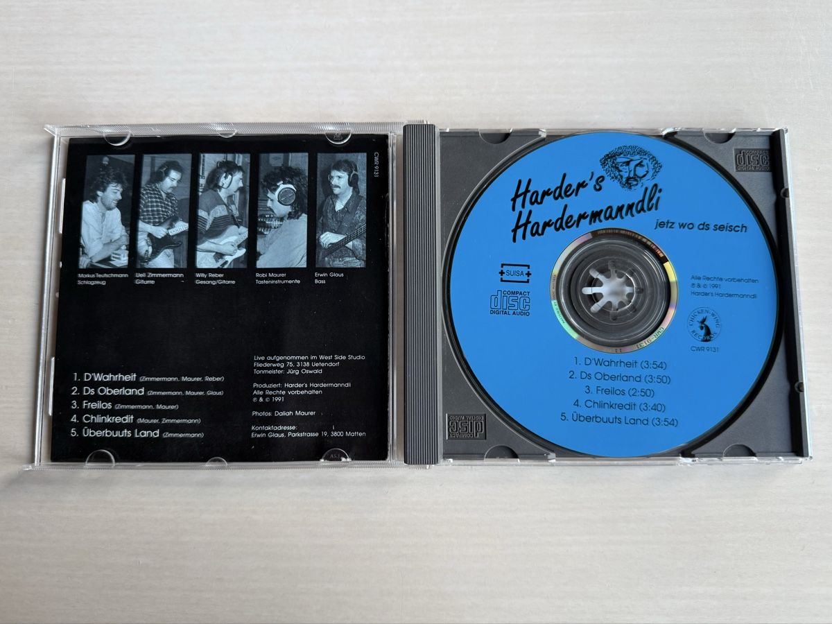 CD: Harder's Hardermannli jetz wo ds seisch CD – Usato da Oberried Brienz venduto da Chyara 2