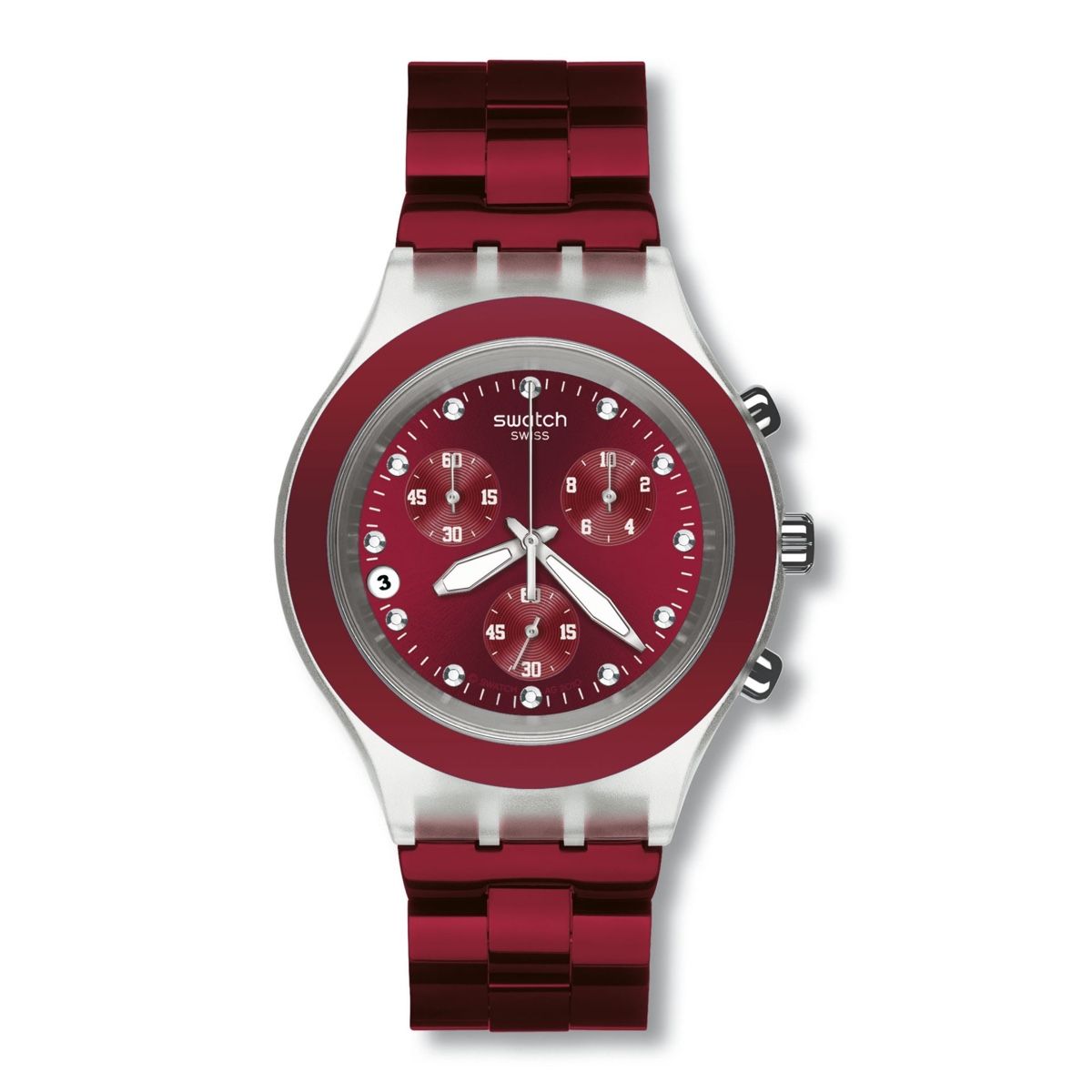 Swatch Uhren: Swatch Full Blooded Burgundy SVCK4054AG – Neu (gemäss Beschreibung) aus Biel/Bienne von heureuxsansrien