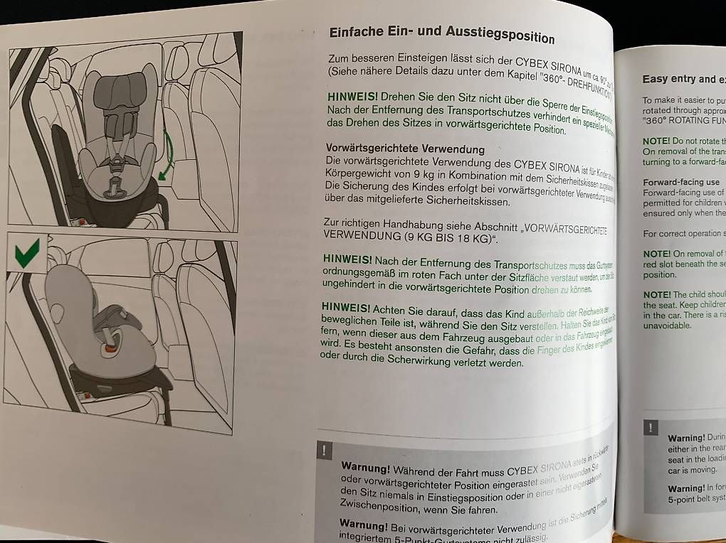 Seggiolini per auto: Cybex Sirona Kindersitz – Usato da Pfeffingen venduto da hpg_8phx 2