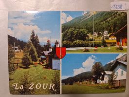 Postkarte La Zour Wallis Schweiz