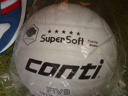 Volleyball conti supersoft DVV Match No5+Derbystar-Ventilöl