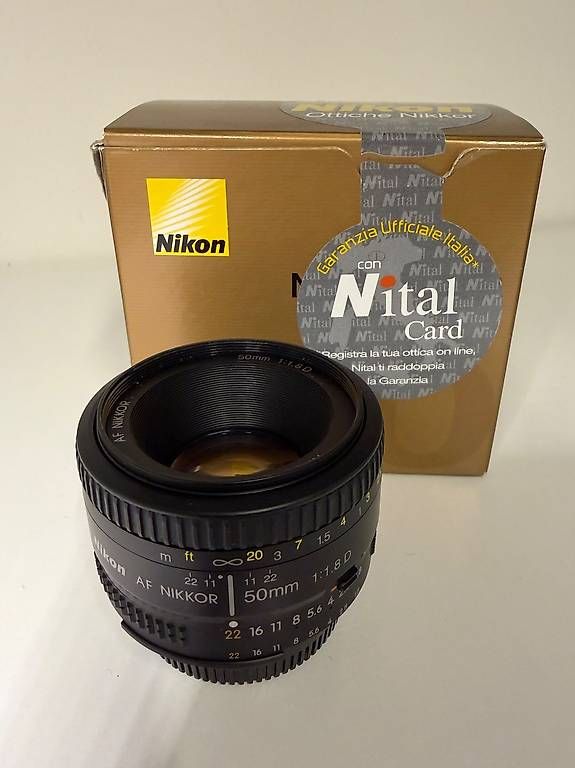 Nikon Obiettivi: Nikon AF NIKKOR 50mm 1:1.8 D – Usato da Mendrisio venduto da MarA_82 1