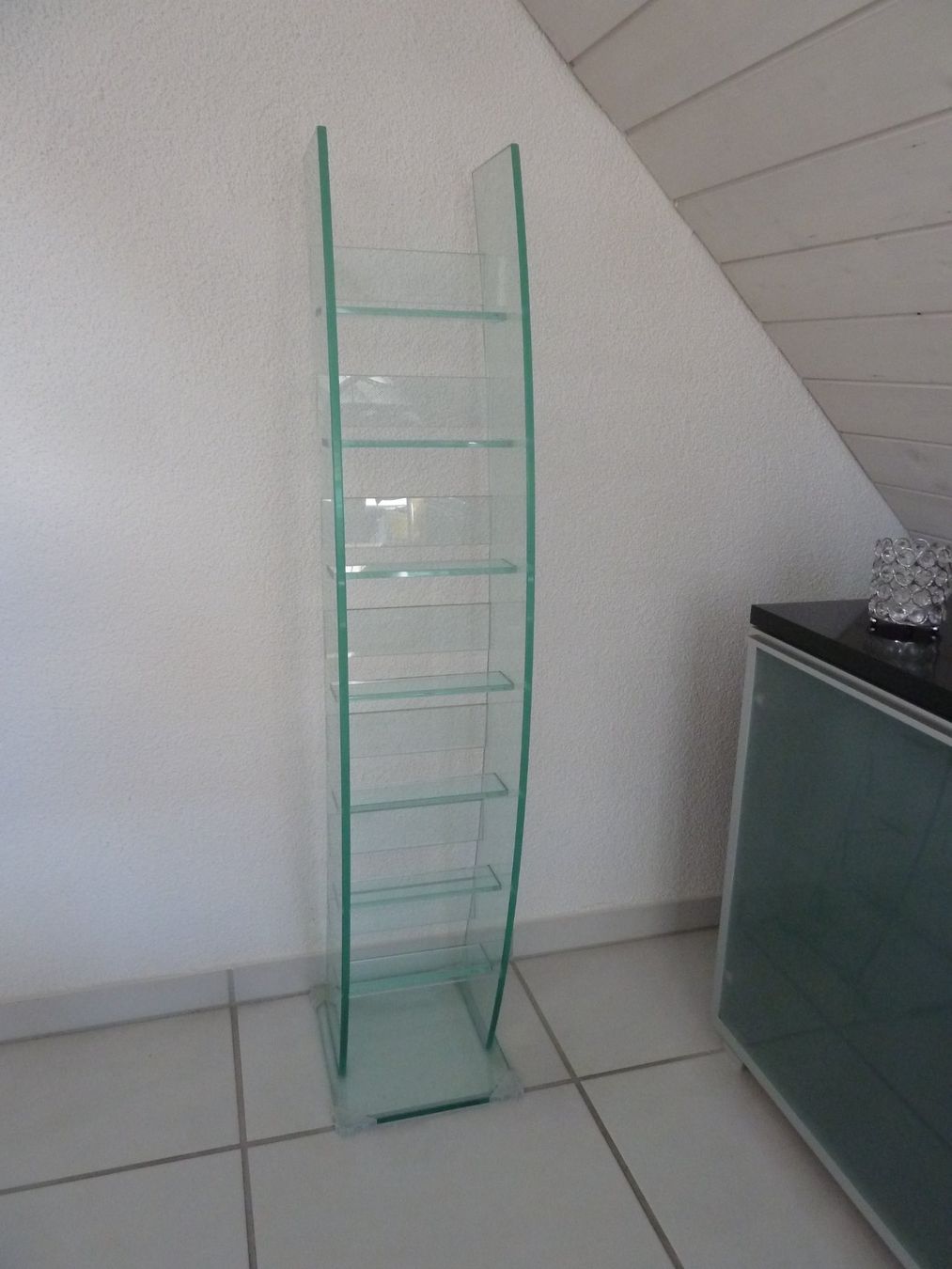 Racks & Cavalletti: Design CD-Regal aus Glas – Usato da Affoltern am Albis venduto da Sennrtv 2