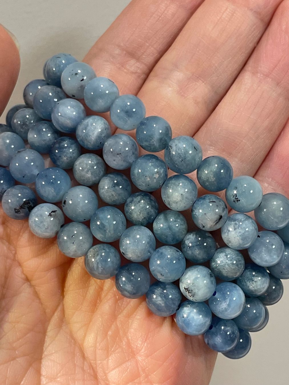 Bracelets: Echtem Aquamarin Armband,  Edelstein Armband – Neuf avec emballage d'origine à Schiers par sisikristall 2